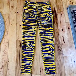 University of Michigan Wolverines Striped Leggings